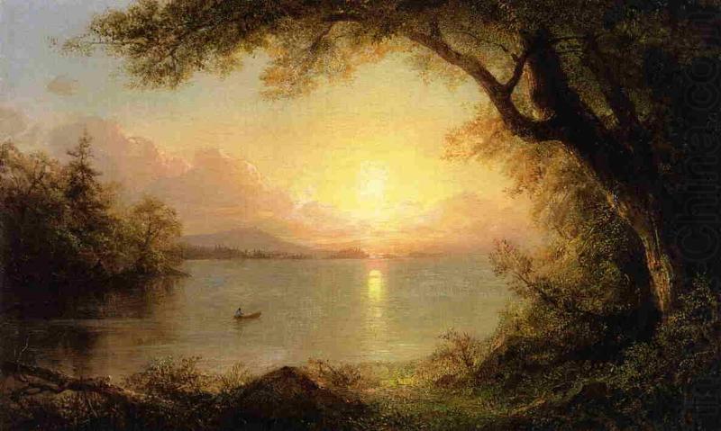 Frederic Edwin Church Lake Scene china oil painting image